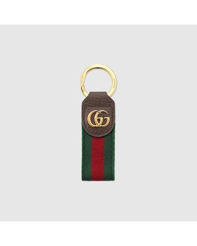 Gucci Ophidia Keychain - White
