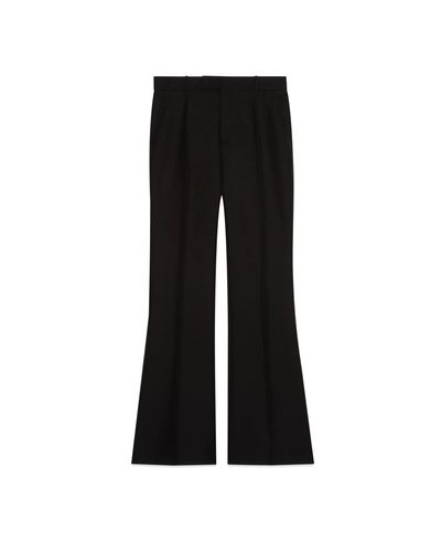 Gucci 2015 Re-Edition pantalon en laine mohair - Noir