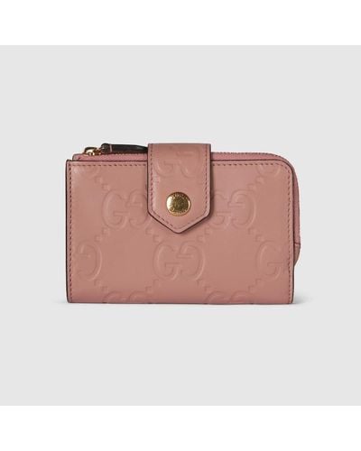 Gucci Mittelgroße GG Brieftasche - Pink