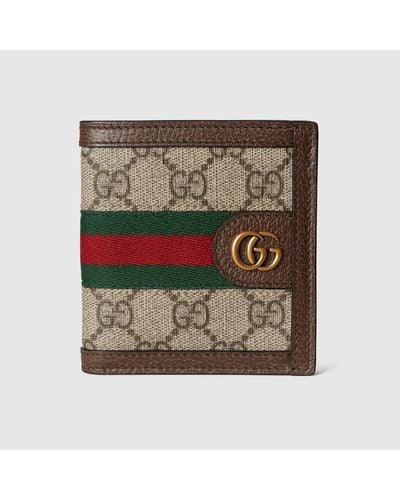 Gucci Ophidia GG Brieftasche - Grün