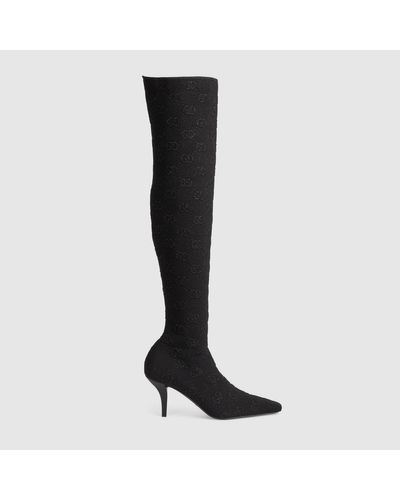 Gucci GG Knee-high Boot - Black