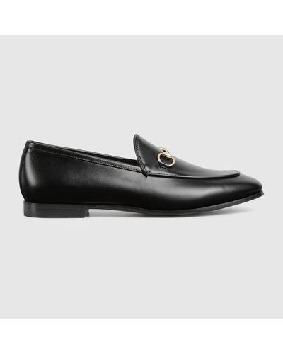 Gucci Mocasín Jordaan Para Mujer - Negro