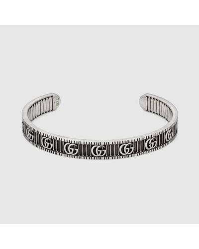 Gucci Bracelet With Double G - Metallic