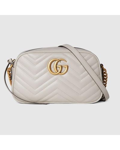 Gucci GG Marmont Small Shoulder Bag - Metallic