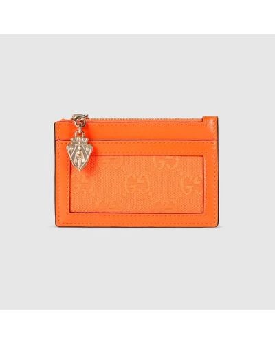 Gucci Portefeuille Porte-cartes Luce - Orange
