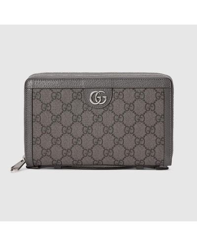Gucci Ophidia GG Travel Case - Grey