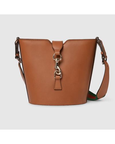 Gucci Mini Bucket Shoulder Bag - Brown