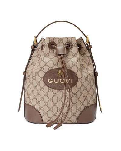 Gucci Neo Vintage GG Supreme Backpack - Natural