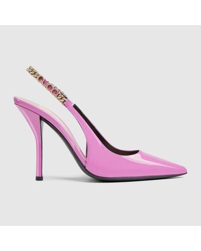 Gucci Signoria Slingback Pump - Pink