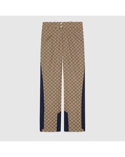 Gucci Trousers > straight trousers - Marron