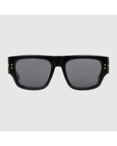 Gucci Gafas de Sol Cuadradas - Negro