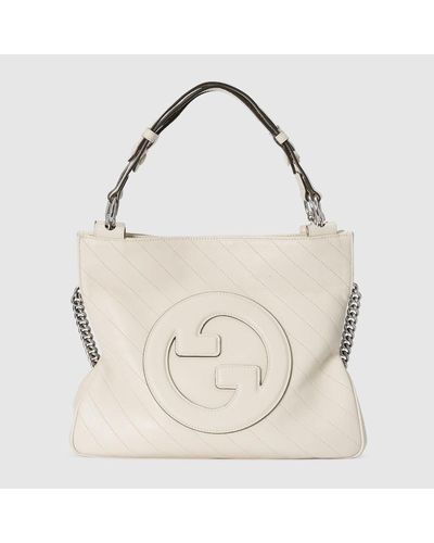 Gucci Blondie Small Tote Bag - Natural