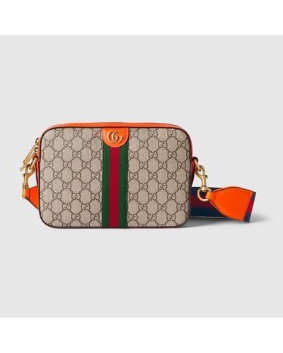 Gucci Ophidia GG Small Crossbody Bag - Natural