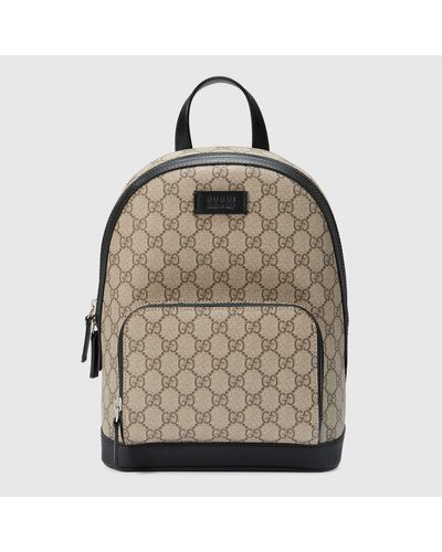 Gucci Kleiner rucksack aus gg supreme - Natur