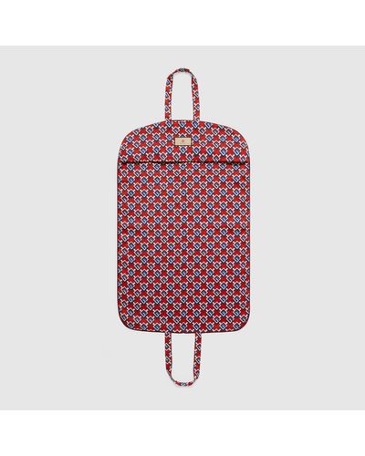 Gucci Kleidersack mit geometrischem g print - Rot