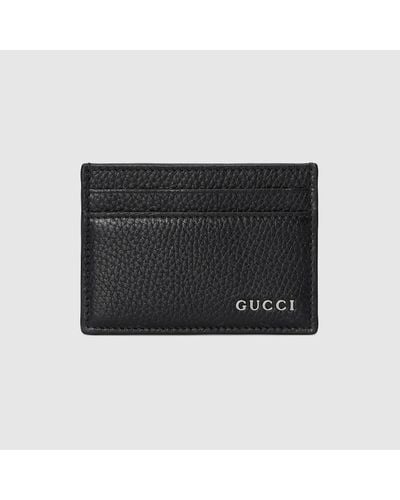 Gucci Tarjetero con Logotipo - Negro