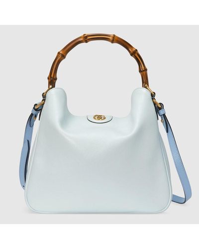 Gucci Diana Medium Shoulder Bag - Blue