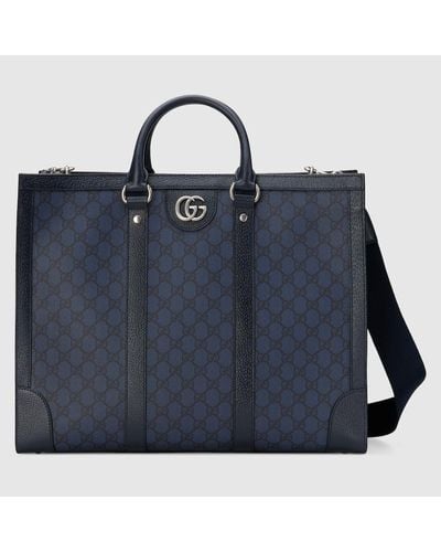Gucci Ophidia Large Tote Bag - Blue