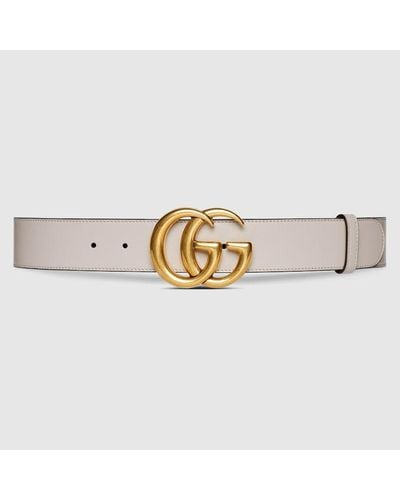 Gucci GG Marmont Belt - Metallic