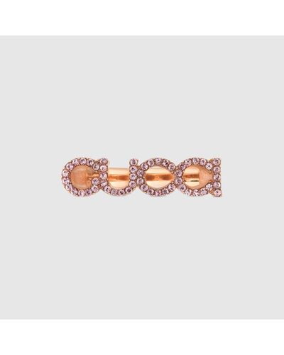 Gucci Anello Con Scritta "" - Rosa