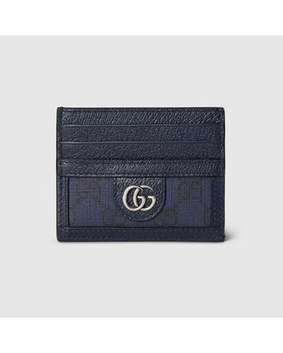 Gucci Ophidia GG Card Case - Blue