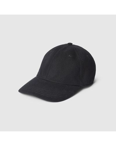 Gucci Canvas Baseball Hat - Black