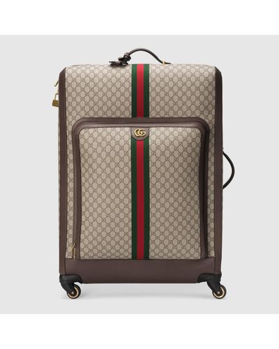 Gucci Ophidia Maxi Trolley - Brown