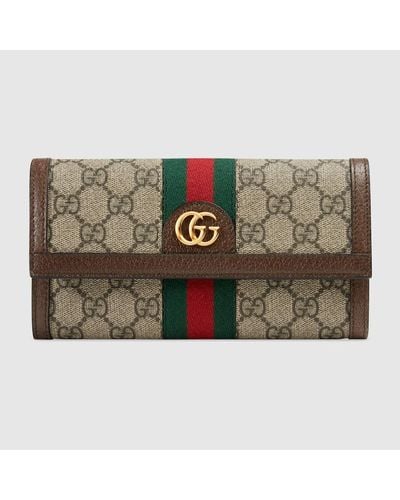 Gucci Portafoglio Continental Ophidia GG - Multicolore