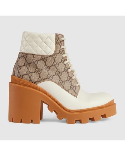 Gucci GG Ankle Boot - White
