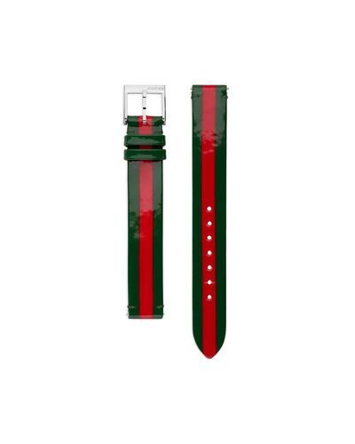 Gucci Bracelet g-frame avec bande web - Vert