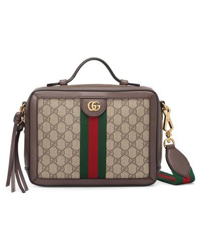 Bolso de Hombro Ophidia Pequeño con GG Gucci de Cuero | Lyst