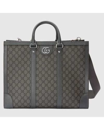 Gucci Ophidia Large Tote Bag - Grey