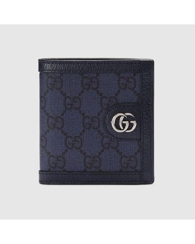 Gucci Ophidia GG Brieftasche - Blau