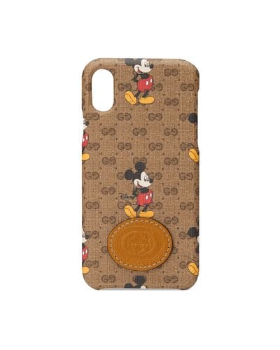 Gucci Leather Disney X Iphone X/xs Case in Beige (Natural) for Men - Lyst