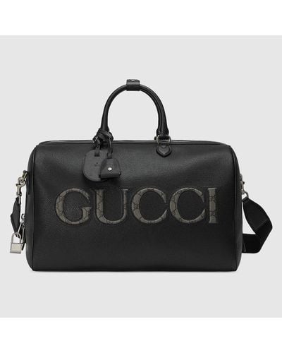Gucci Mittelgroße Reisetasche - Schwarz