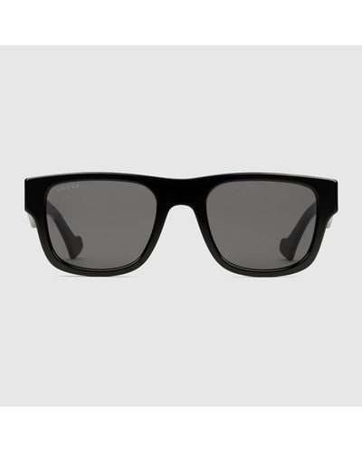 Gucci Gafas de Sol Cuadradas - Negro
