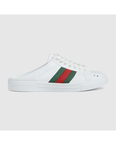 Gucci Ace Mule With Web - Blue