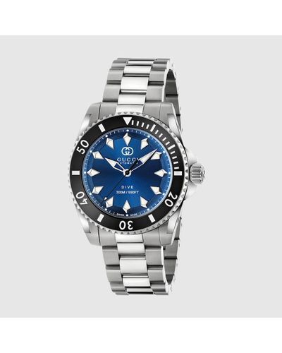 Gucci Dive Watch - Blue