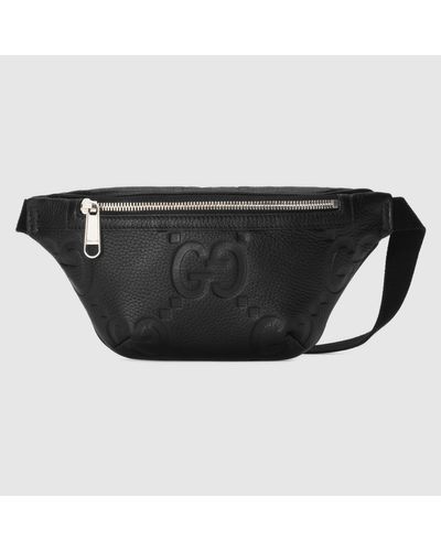 Gucci Jumbo GG Small Belt Bag - Black
