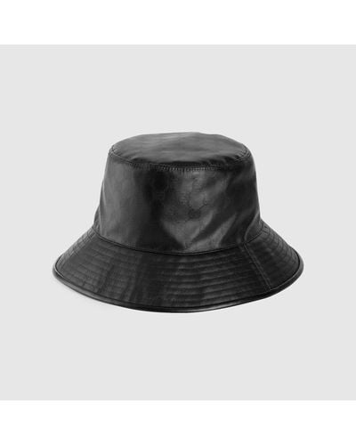 Gucci GG Crystal Bucket Hat - Black
