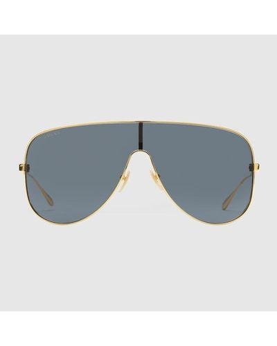 Gucci Mask Sunglasses - Grey