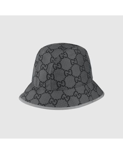 Gucci Cloche In Poliestere GG - Grigio