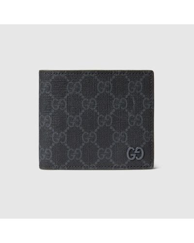 Gucci GG Coin Wallet With GG Detail - Black