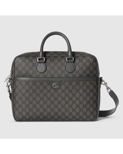 Gucci Ophidia Medium GG Briefcase - Black
