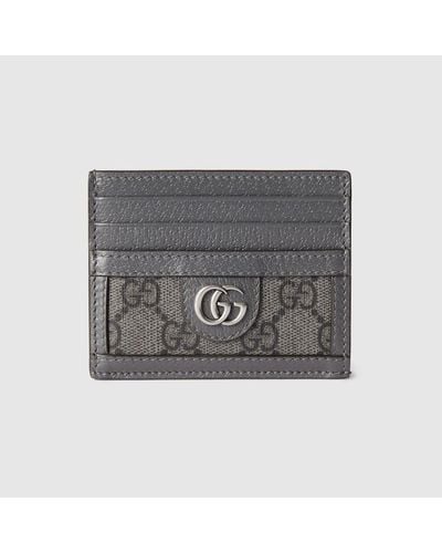 Gucci Ophidia GG Card Case - Grey