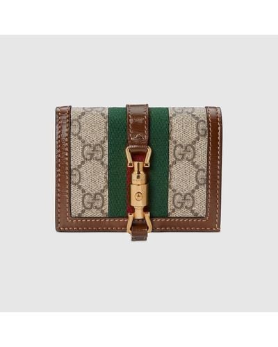 Gucci Jackie 1961 Card Case Wallet - Green