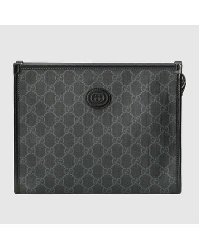 Gucci Cofre Neceser con GG - Negro