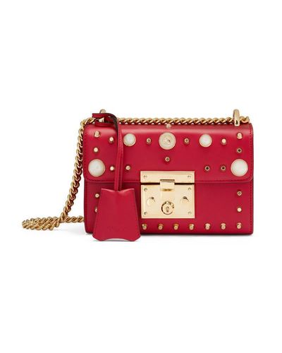 gucci padlock red