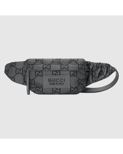 Gucci Large GG Ripstop Belt Bag - Grey