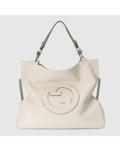 Gucci Blondie Medium Tote Bag - White